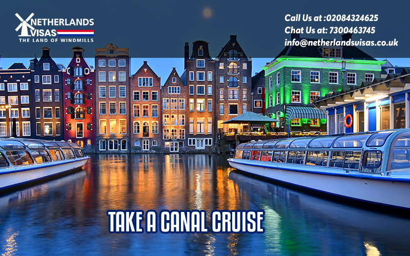 Take a canal cruise in Netherlands Amsterdam 